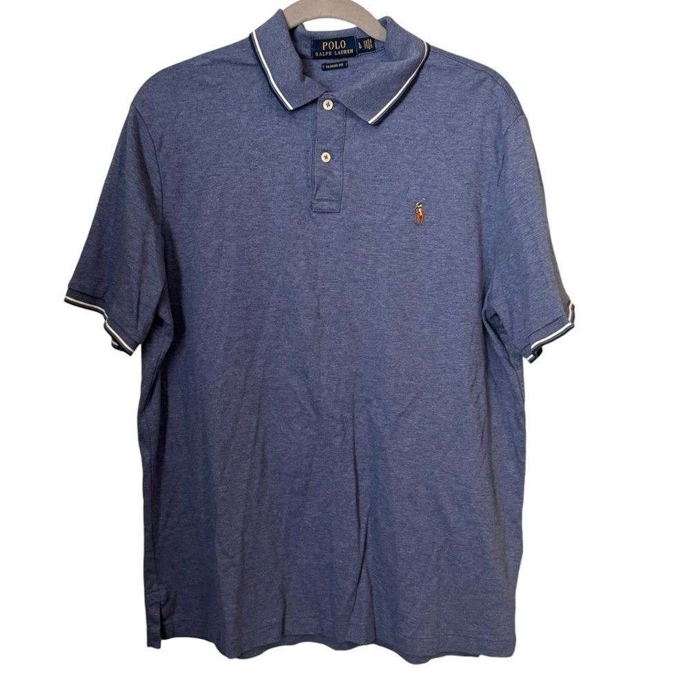 Men’s Polo by Ralph Lauren Size Large Cotton Preppy Polo Prep Horse